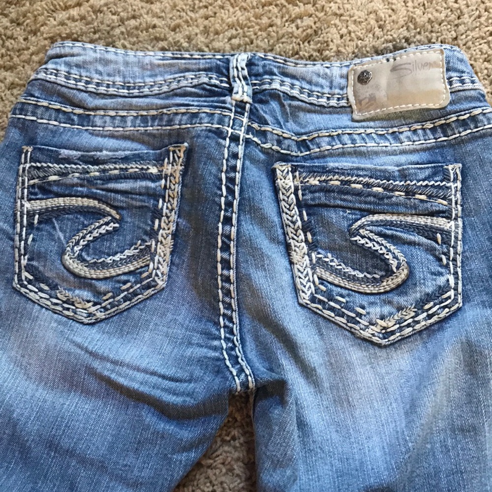 Silver jeans